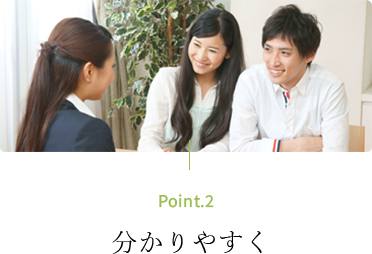 Point.2 分かりやすく